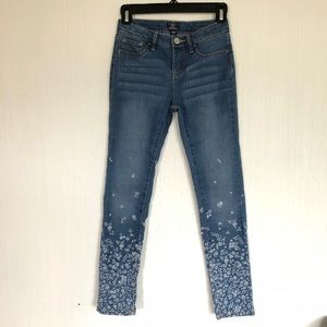 Gap Kids Super Skinny Fit Flower Denim Jeans